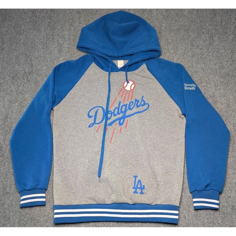 Vintage LA Dodgers Baseball Hoodie Sweatshirt‎ PROMO Size Medium/Small READ***